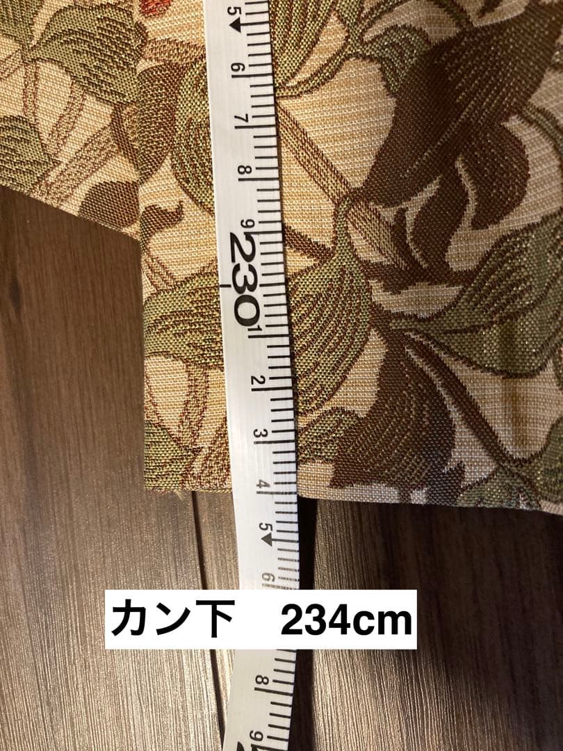 ウィリアムモリス　川島セルコン　ジャガード生地 カーテンサンプル　ハニーサクル