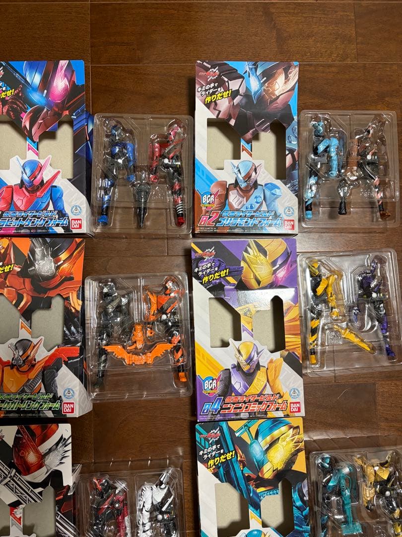 仮面ライダービルド ボトルチェンジライダーシリーズ 01〜08完品