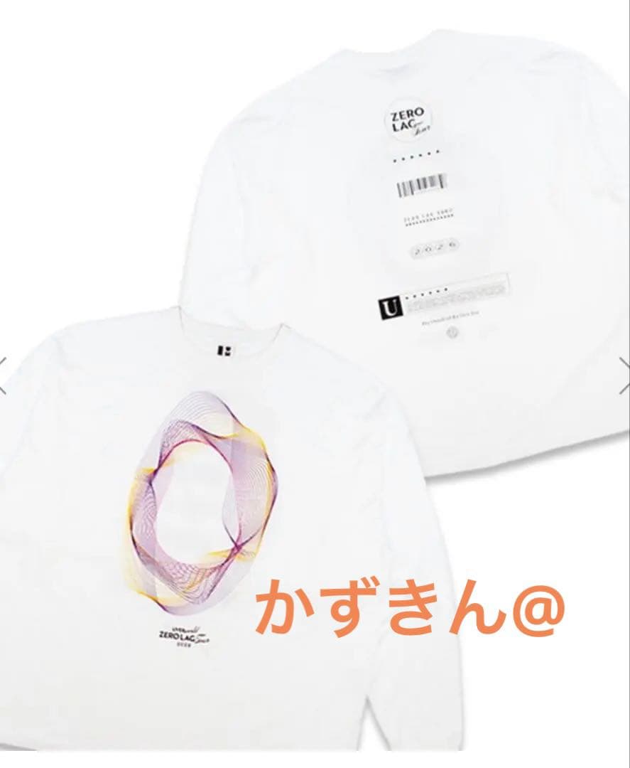 UVERworld★ロングスリーブTシャツ★白Mサイズ★ZEROLAG TOUR