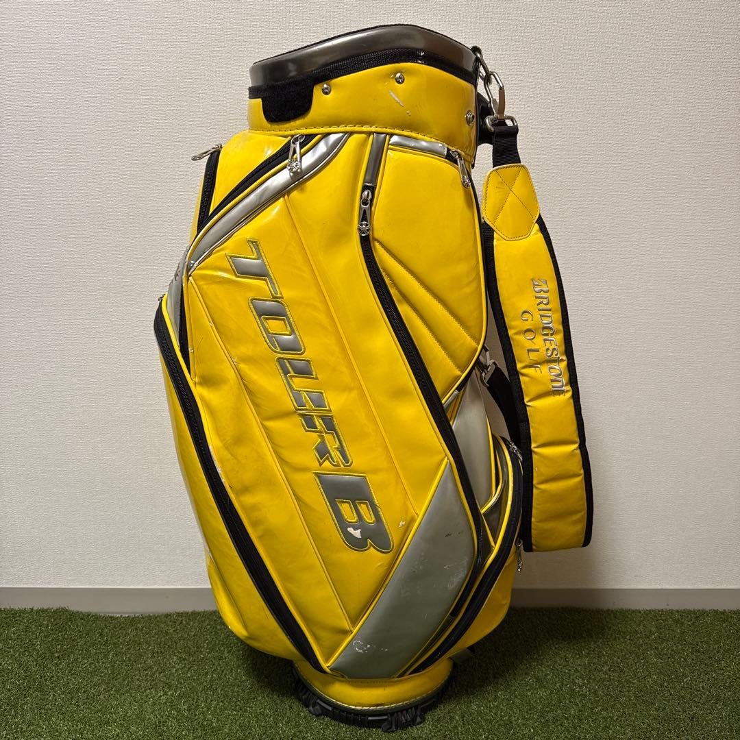 BRIDGESTONE TOUR B キャディバッグ イエロー