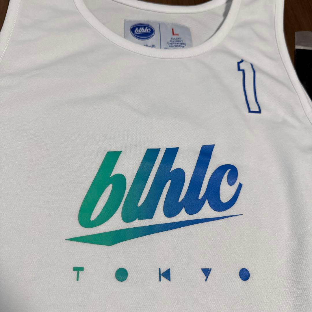 blhlc タンクトップ L ホワイト　ナンバリング　ステッカー付