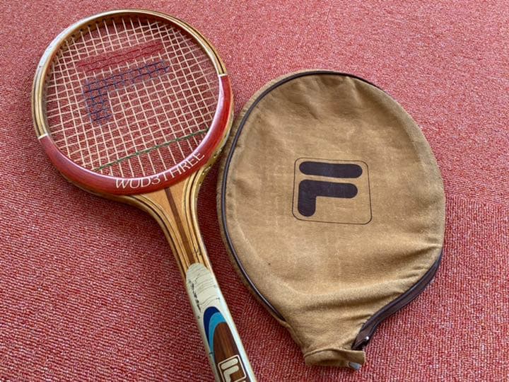 FILA 硬式テニス　ウッドラケット　ヴィンテージ
