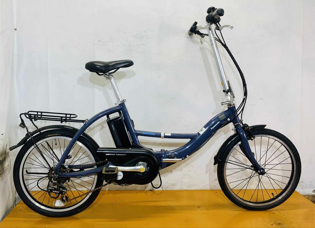 送料無料条件付き PANASONIC 20型 折りたたみ式 電動自転車中古車