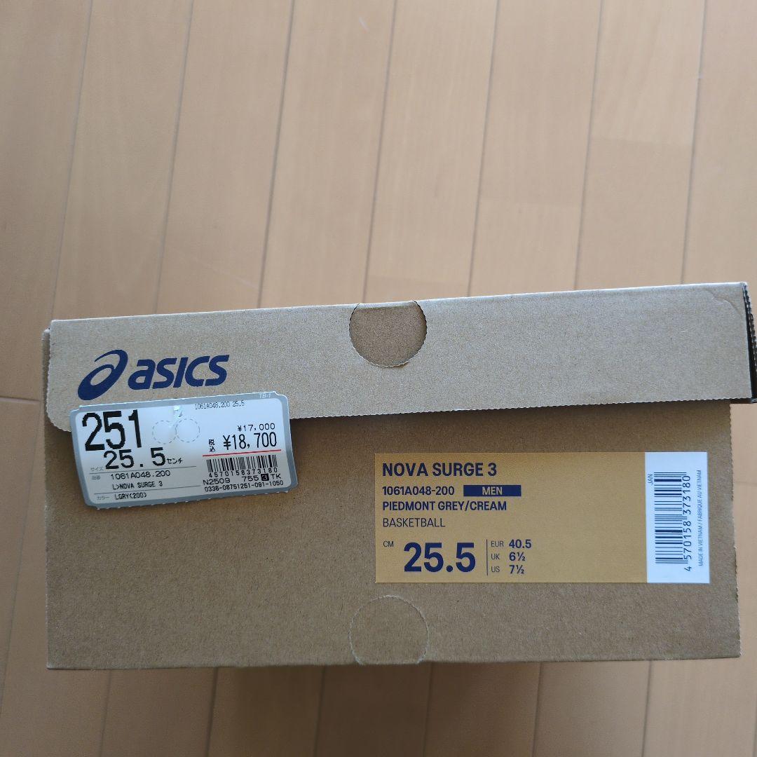 アシックスバッシュNOVA SURGE 3