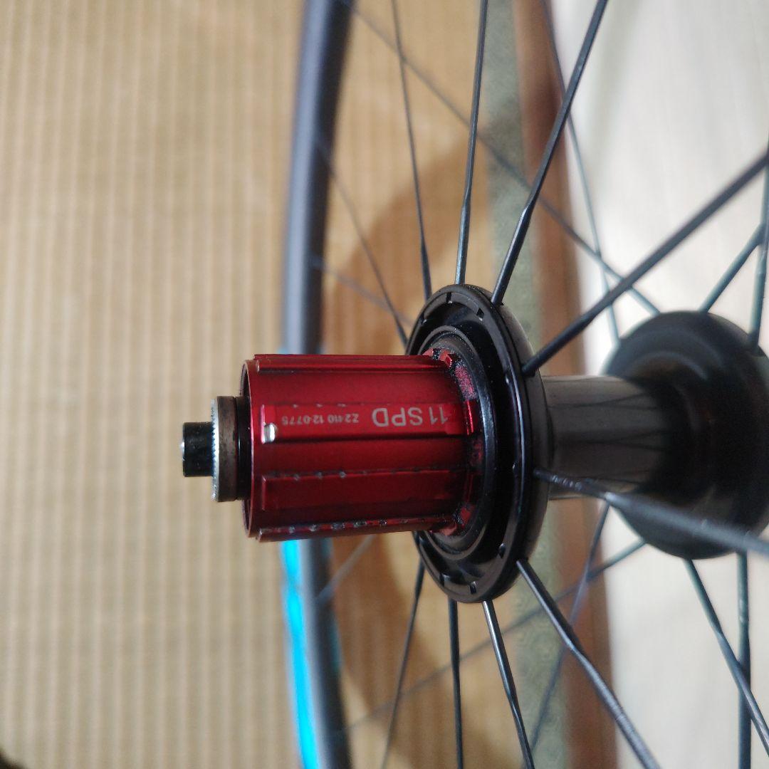 ZIPP303 ブルー フルカーボンクリンチャー リアジャンク