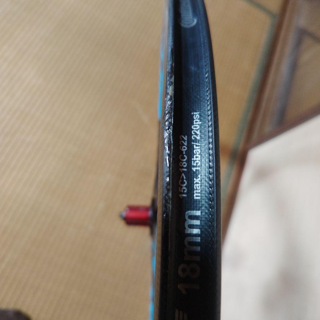 ZIPP303 ブルー フルカーボンクリンチャー リアジャンク