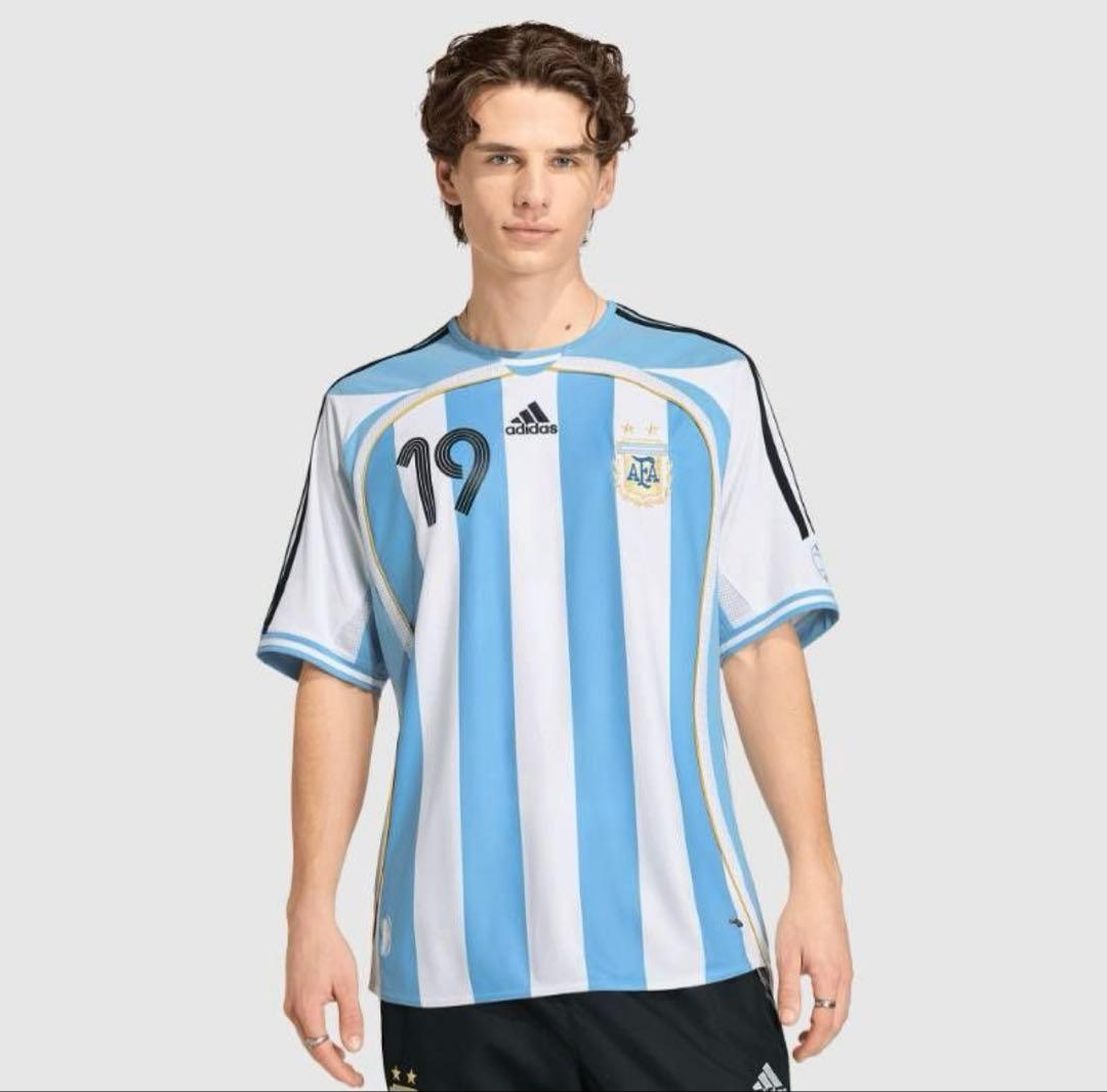❗️激レア❗️ adidas 2006アルゼンチン代表 メッシ 19番 ゲームシャツ