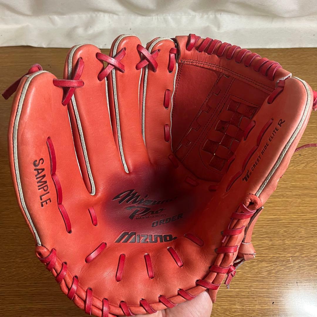 ミズノプロ 一般軟式 グローブ グラブ 投手 左投げ ビッグM オーダー 山本昌