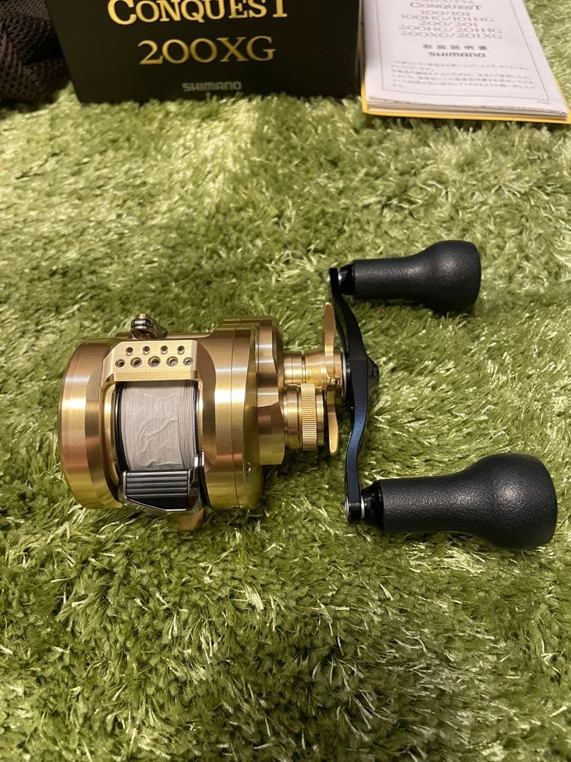 シマノ　22カルカッタコンクエスト200XG バリアル95付き　使用数回美品