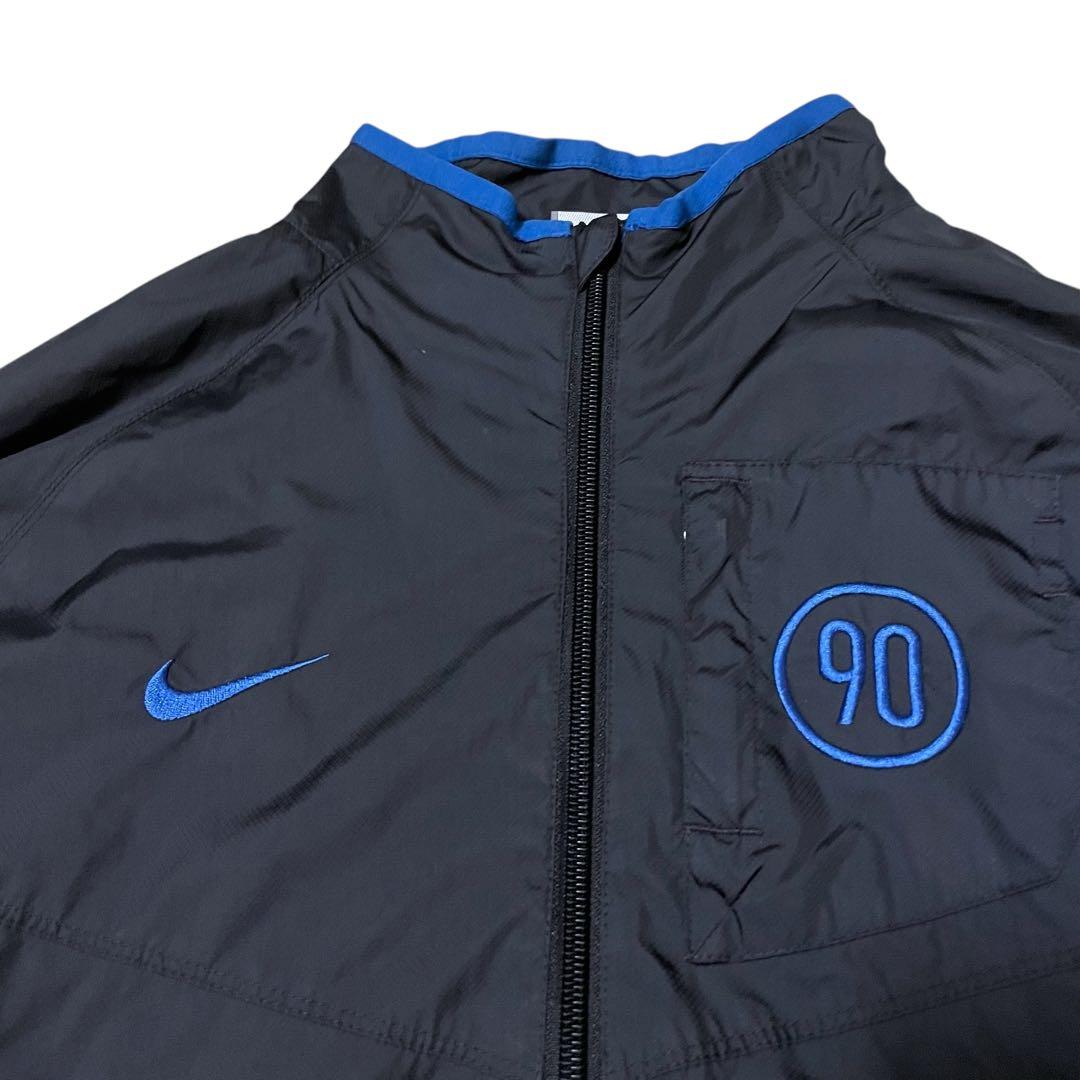 NIKEtotal90トラックジャケットブルーロゴMヴィンテージナイキT90