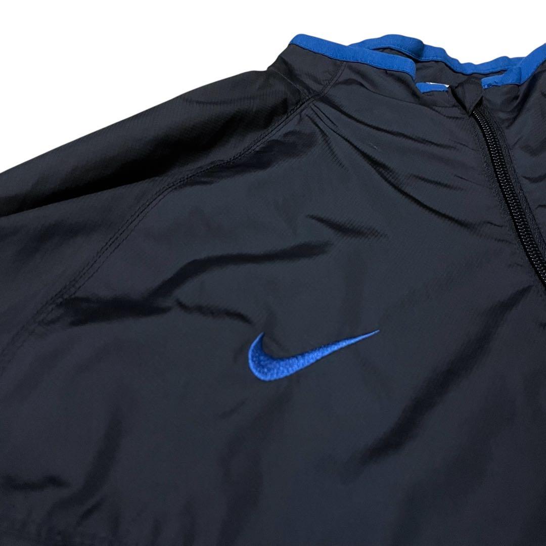 NIKEtotal90トラックジャケットブルーロゴMヴィンテージナイキT90