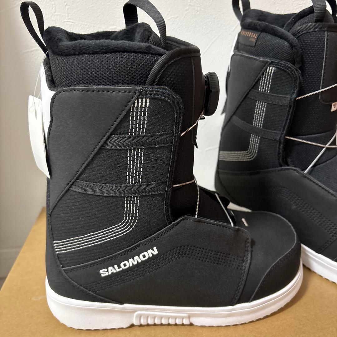 新品 SALOMON サロモン スノーボードブーツ 子供用 23.5cm 黒