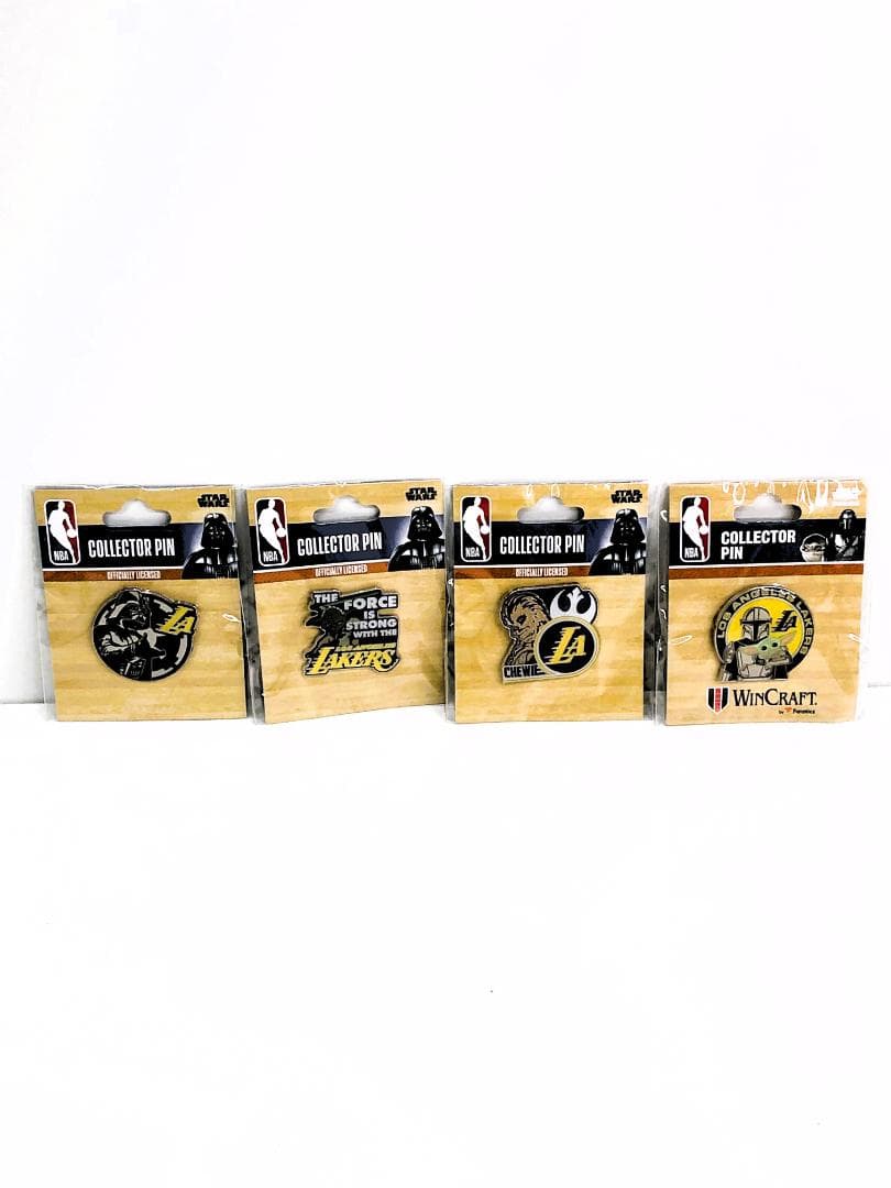 Lakers × StarWars コラボピンズ4種セット【新品・未開封】