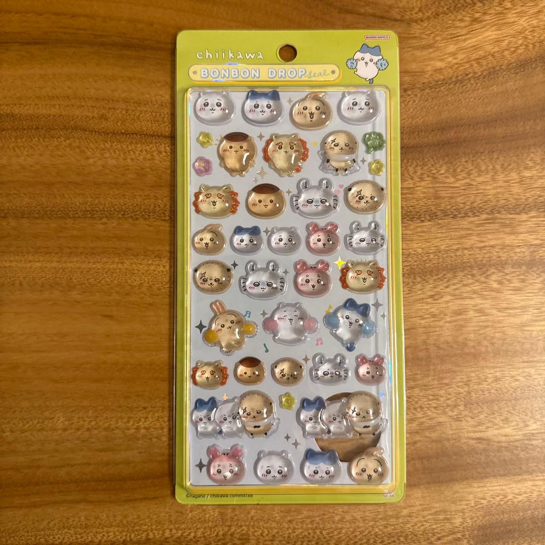【正規品】ちいかわ　ボンボンドロップシール　4枚セット