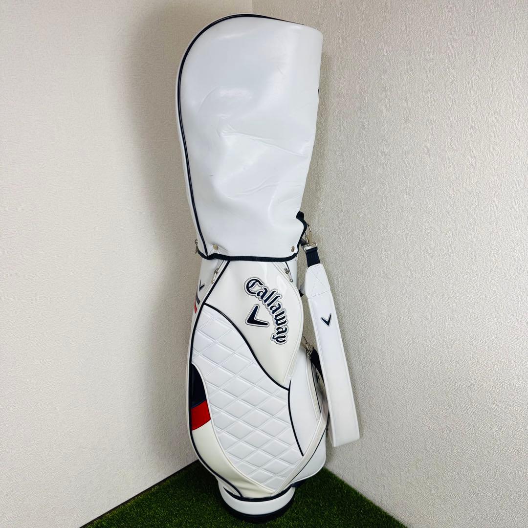 【人気モデル】Callaway キャディバッグ 8.5型 白