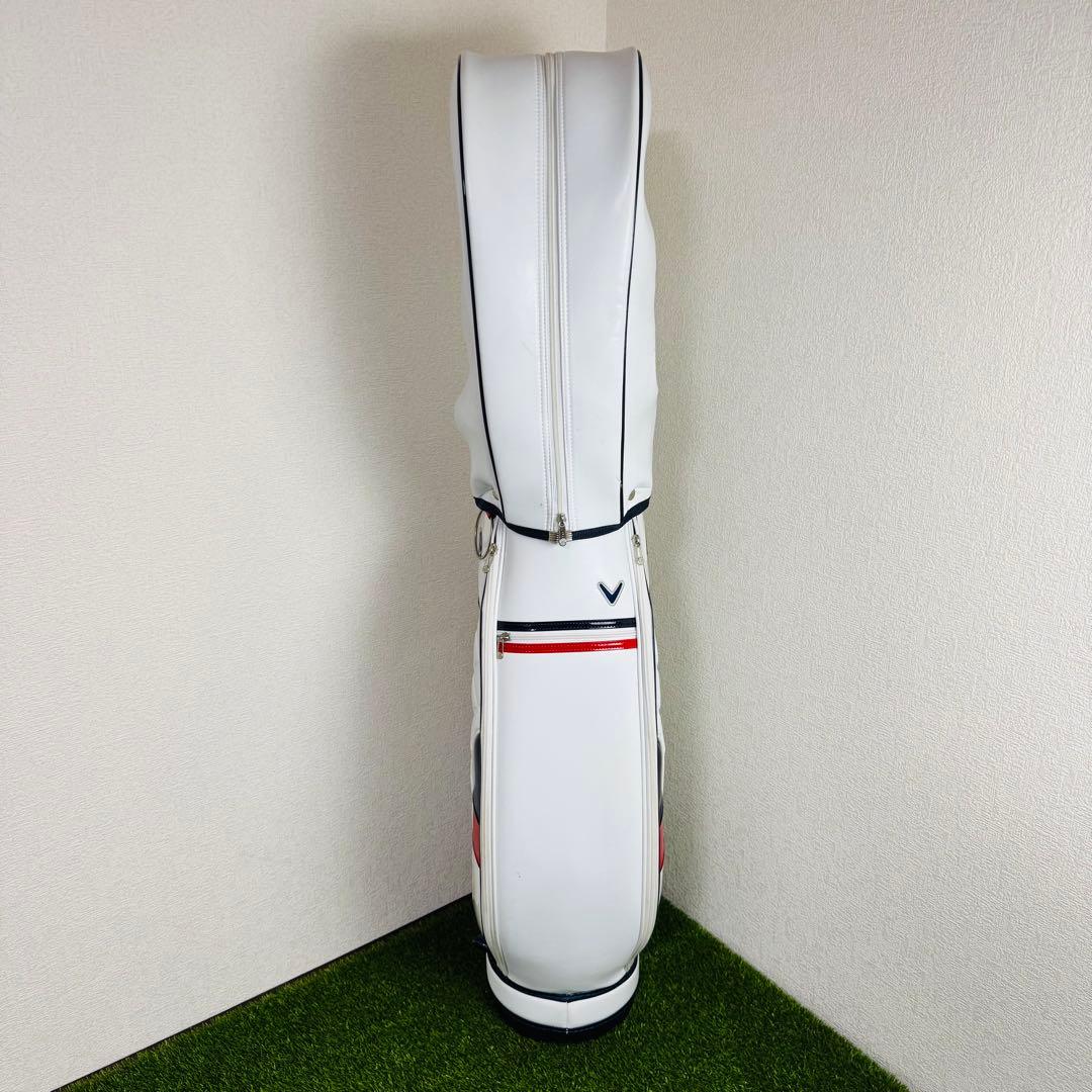 【人気モデル】Callaway キャディバッグ 8.5型 白