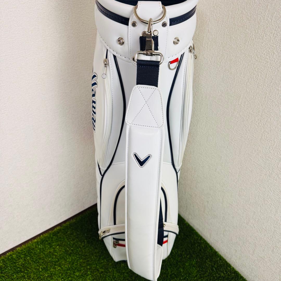 【人気モデル】Callaway キャディバッグ 8.5型 白