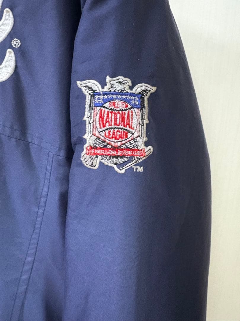 MLB アトランタブレーブス 中綿ジャケット ネイビー Starter 刺繍ロゴ