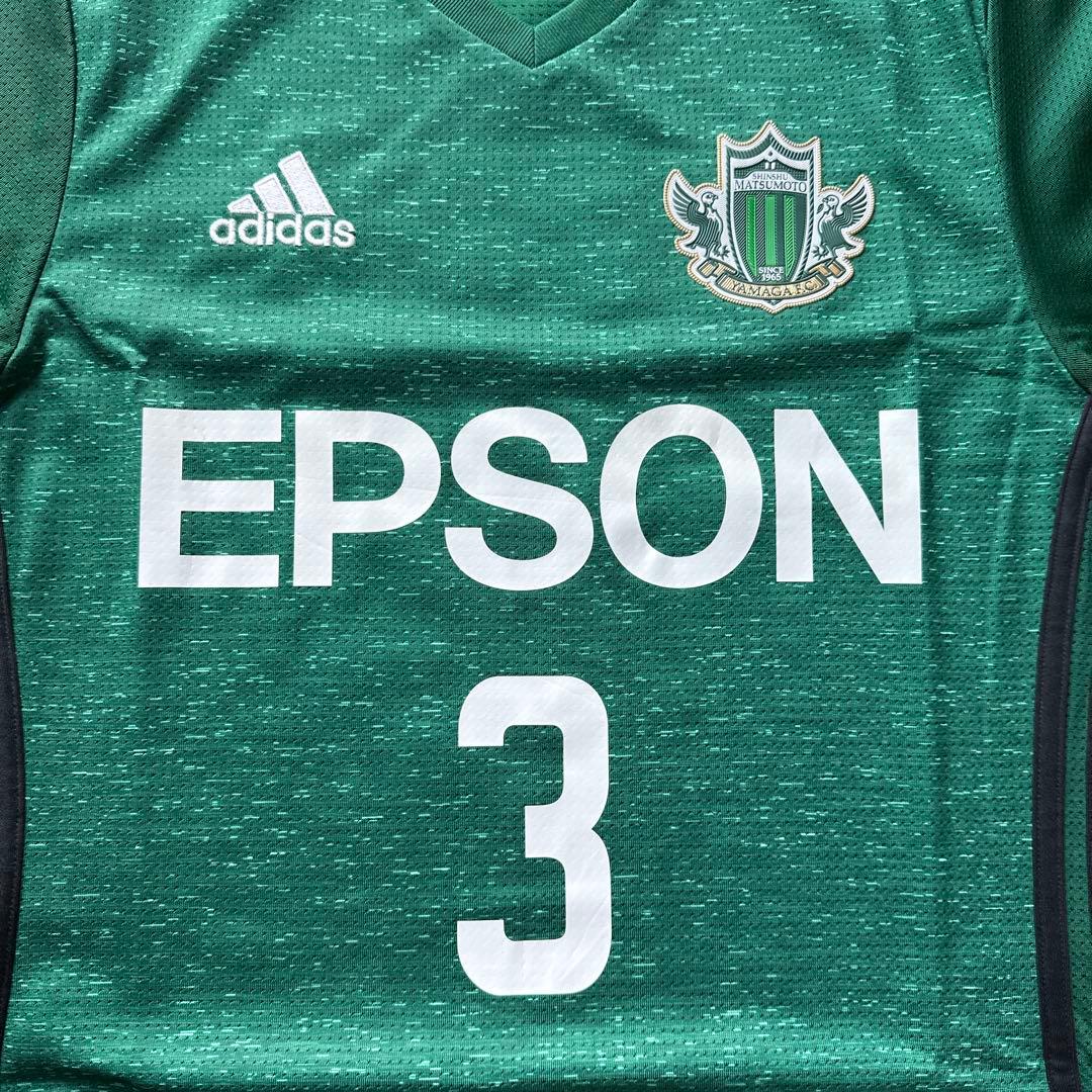 adidas 松本山雅 田中隼磨 サイン入り ユニフォーム M 真贋不明