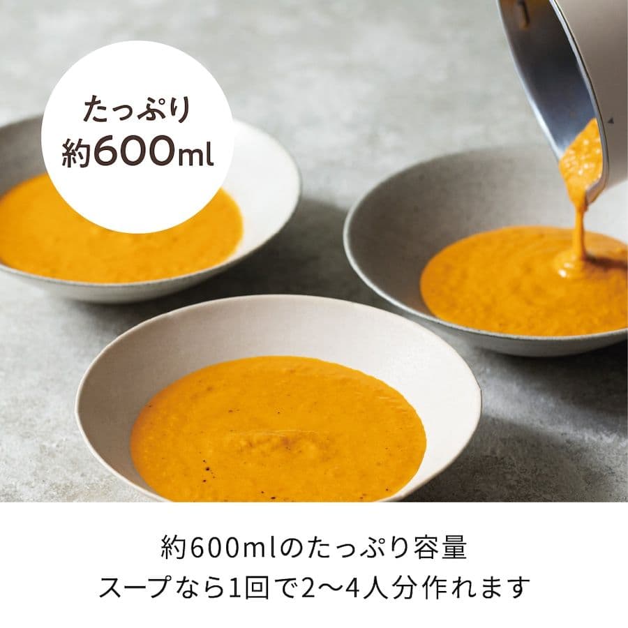 新品✨レコルト 自動調理ポット 600mL 5モード スープ／スムージー