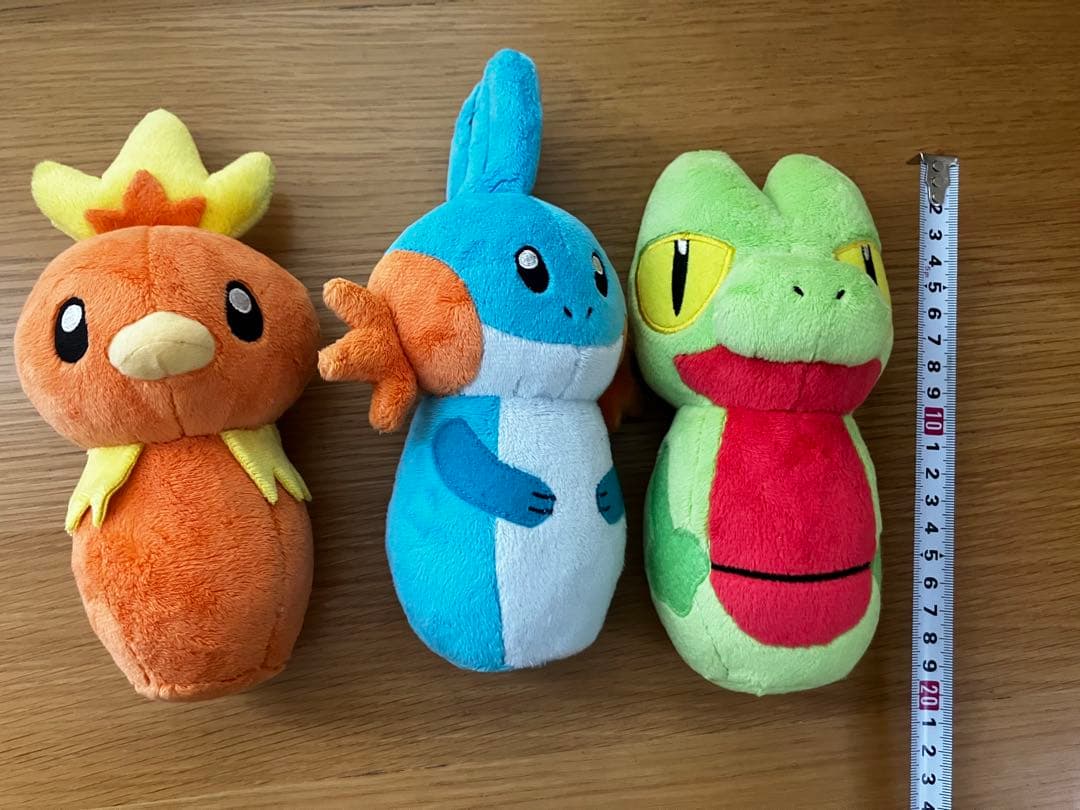 ポケモンセンター ボーリングぬいぐるみ キモリ アチャモ ミズゴロウ 2004年