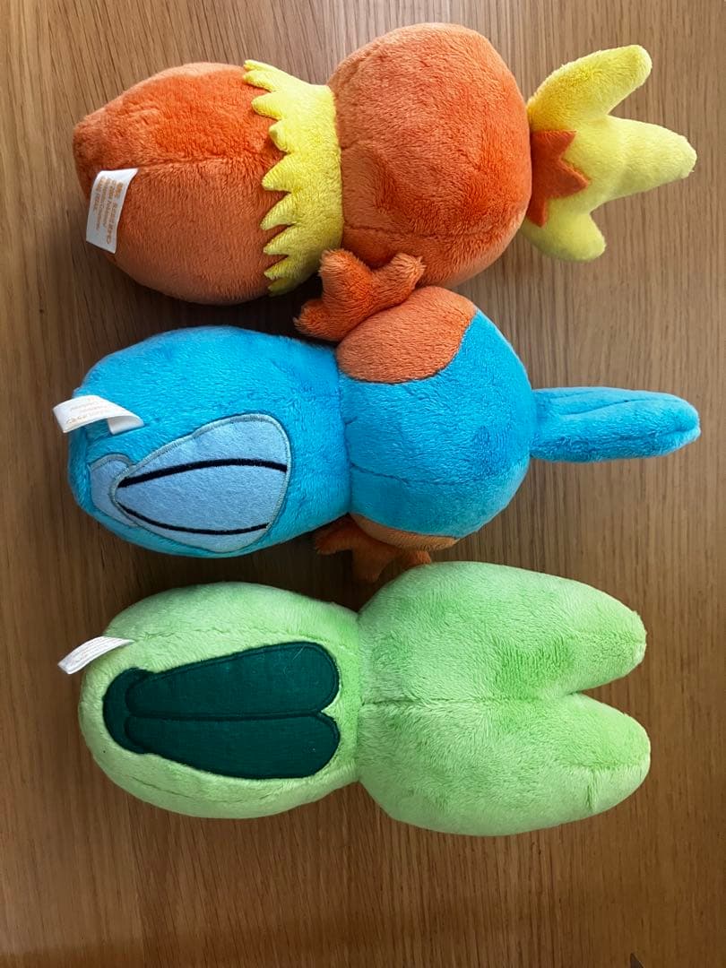 ポケモンセンター ボーリングぬいぐるみ キモリ アチャモ ミズゴロウ 2004年