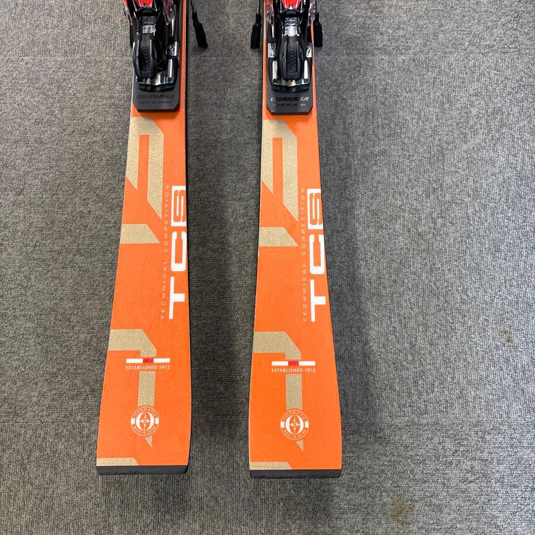 OGASAKA TC- Sスキー 165オレンジ色 SR585バインディング付