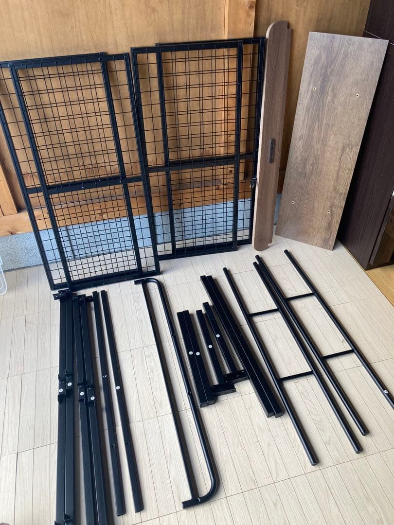 4点セットベッド シングル フレーム➕ダイニングセット【引取or配達限定】