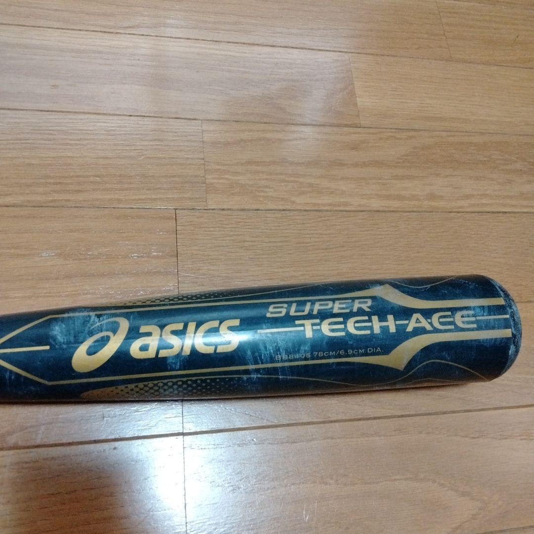 asics SUPER TECH ACE 少年野球軟式バット　78cm　570g