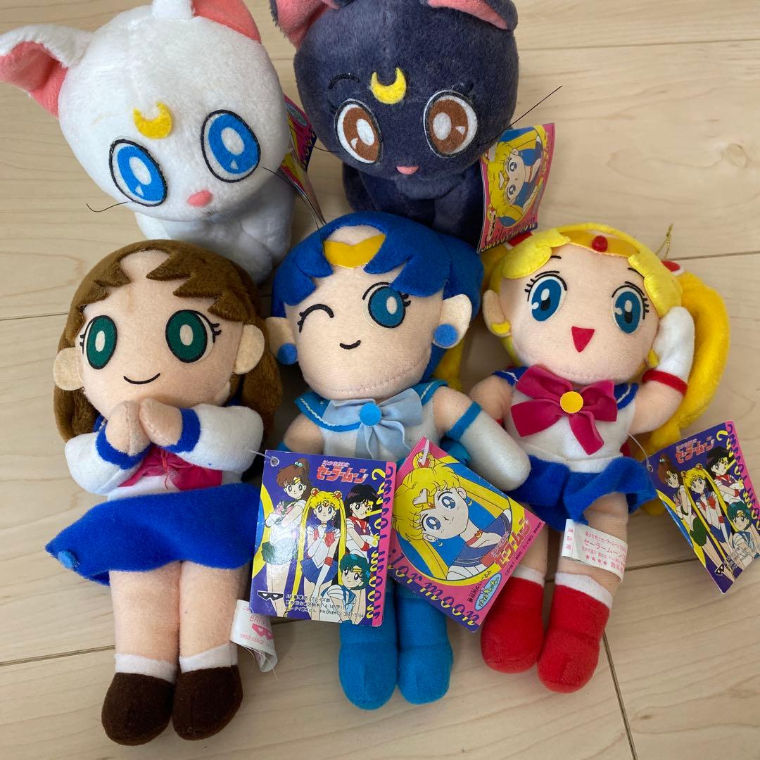レトロ　非売品　バンプレスト　セーラームーン　S　ぬいぐるみ 5体セット