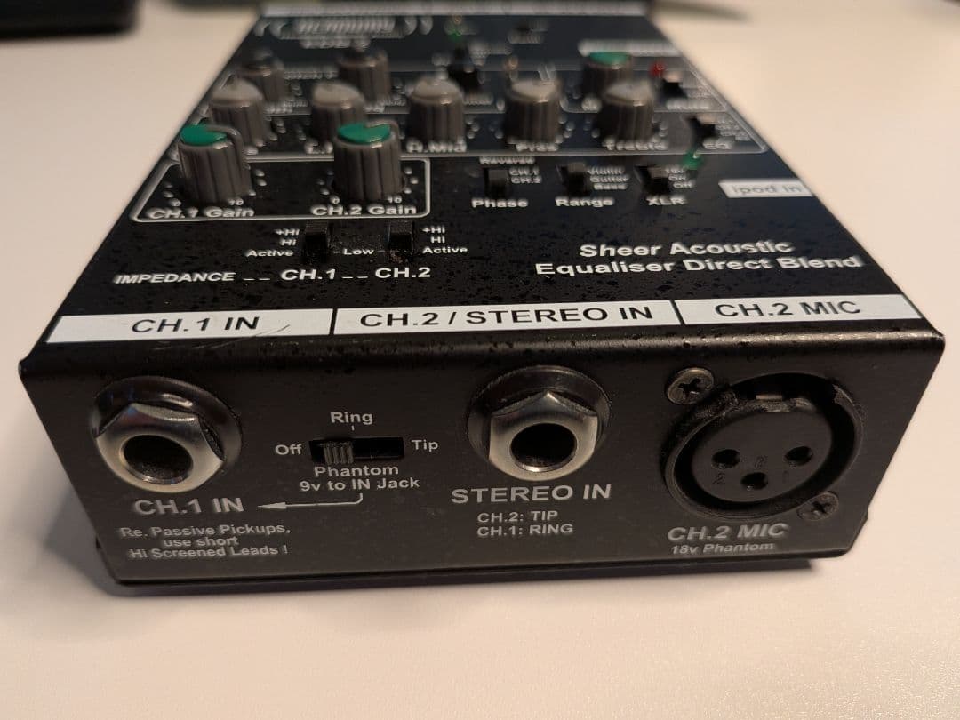 HEADWAY EDB-2 アコースティックギタープリアンプ