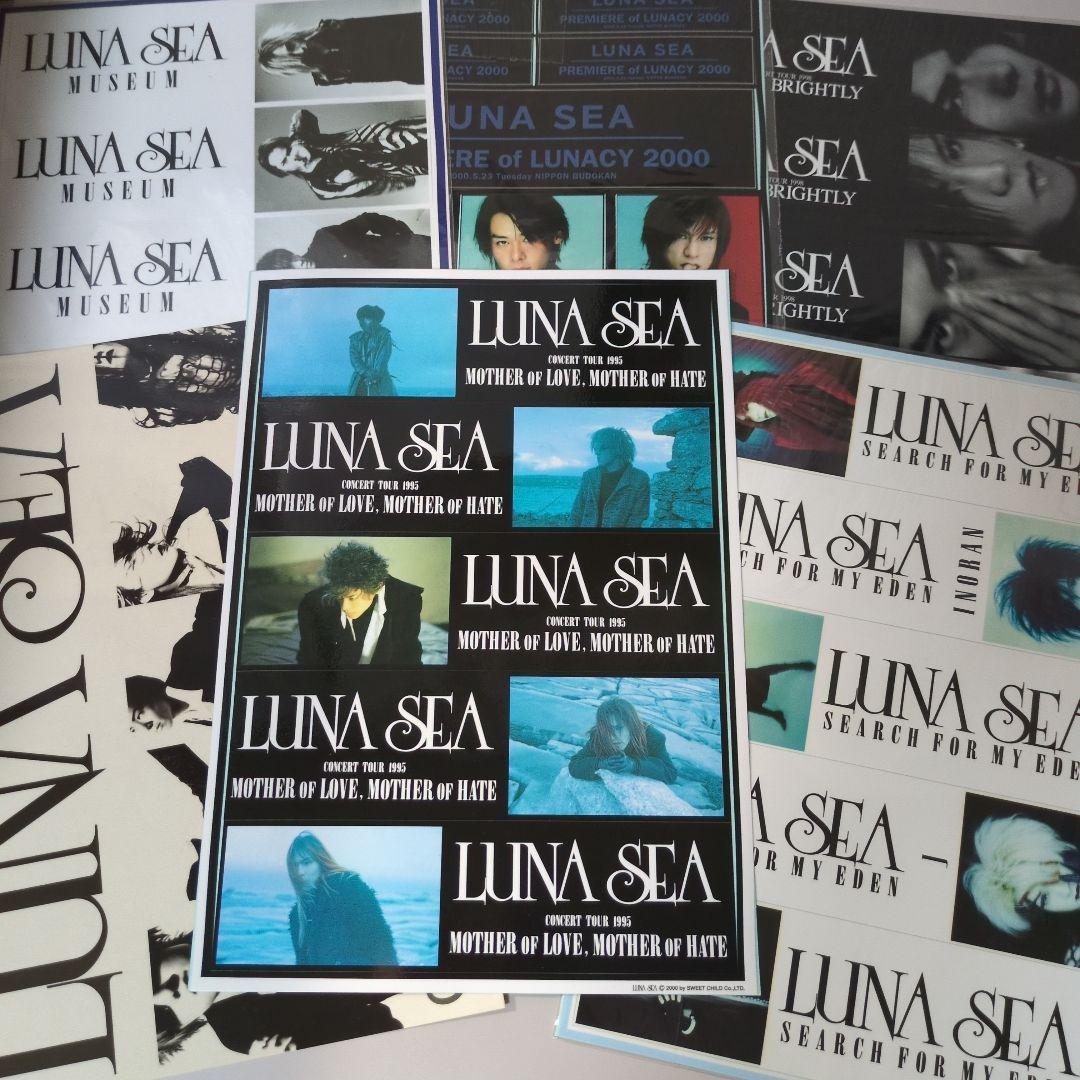LUNA SEA ステッカー21枚セット 復刻版込　銀テおまけ