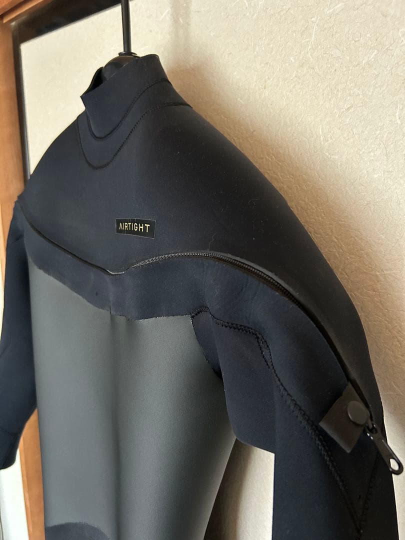 【美品】AIRTIGHTセミドライスーツXL 5×3mm裏起毛サーフィン