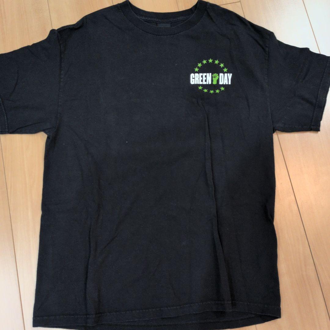 グリーン・デイ　TシャツGreen Day Idiot Green Flag