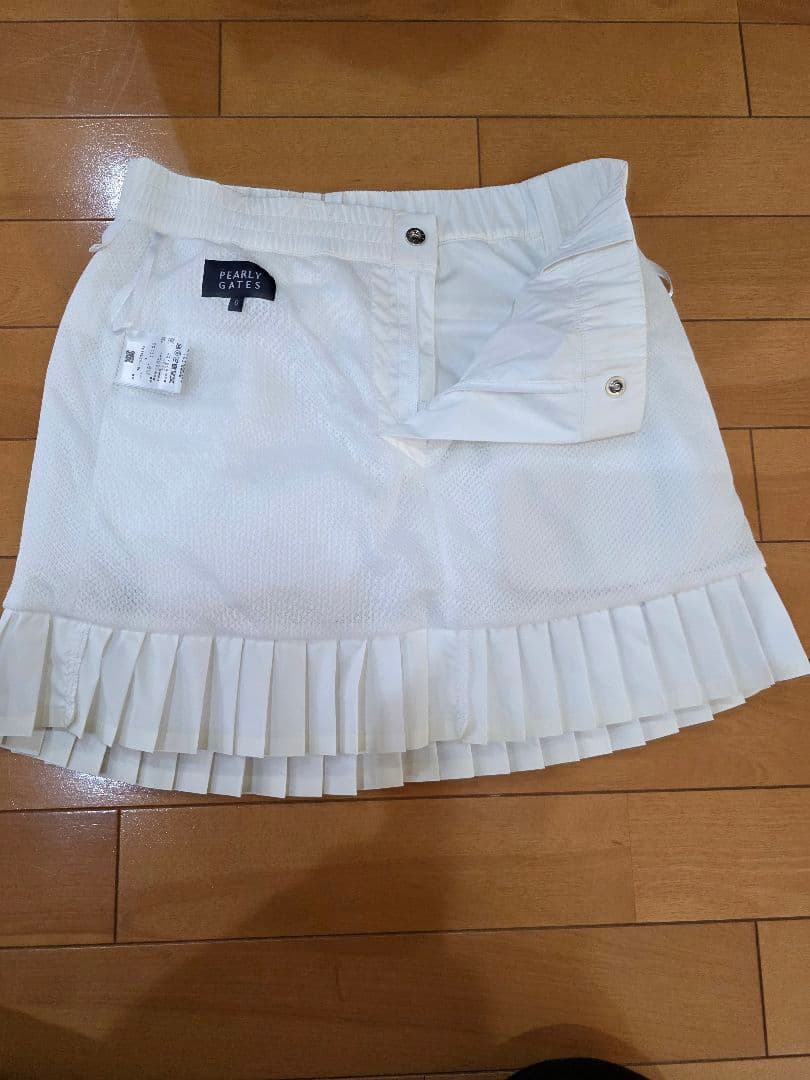 処分値下げ❤PG ホワイト プリーツスカート