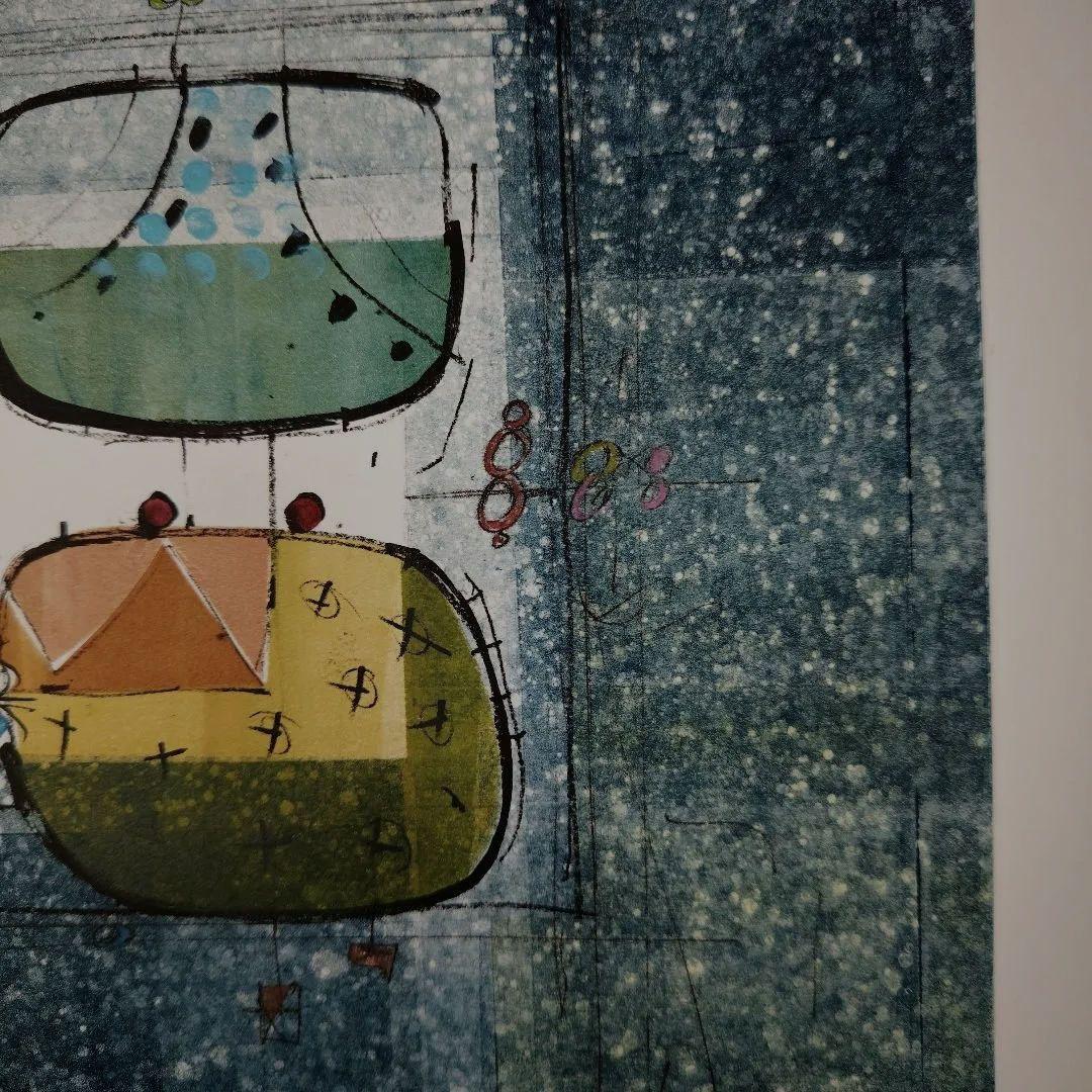 特価◯絵画　カラー銅版画　シ―ト