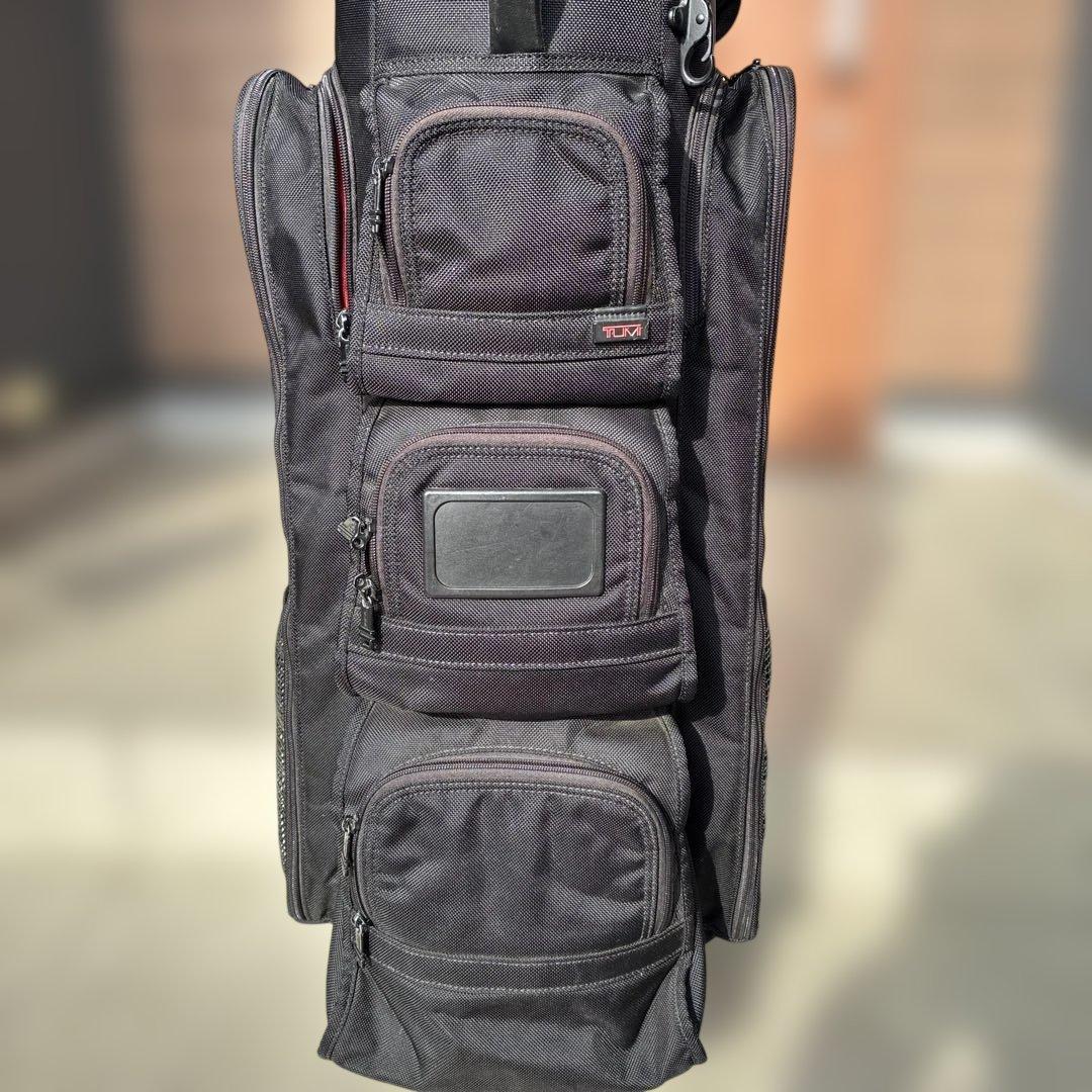 【激レア】TUMI ゴルフキャディバッグ 黒　286D3