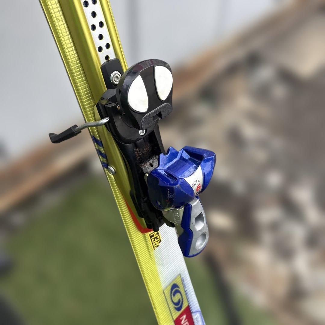 SALOMON Demo 9 3V スキー板　155 ストックとケース付