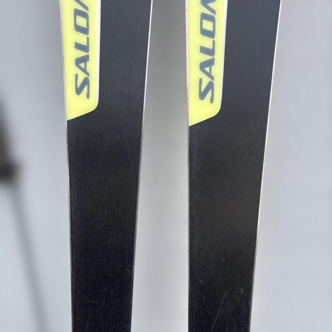 SALOMON Demo 9 3V スキー板　155 ストックとケース付
