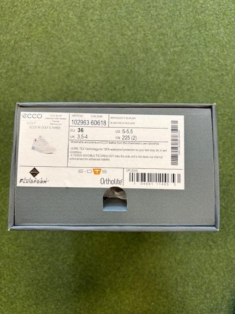 エコー 102963-60618 レディース ゴルフシューズ ホワイト 23cm