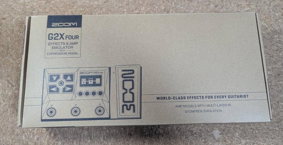 ZOOM G2X FOUR マルチエフェクター　+フットスイッチハット
