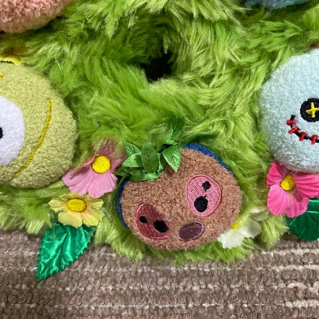 【レア】Disney リロ&スティッチ　リース　ツムツム　ぬいぐるみ