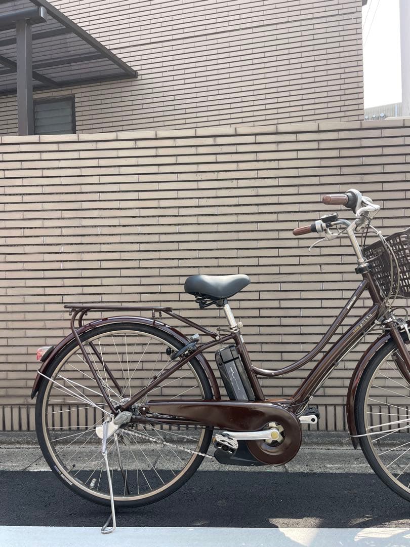 8.9ahブリヂストン電動アシスト自転車 ブラウン シティタイプ26CBNA40
