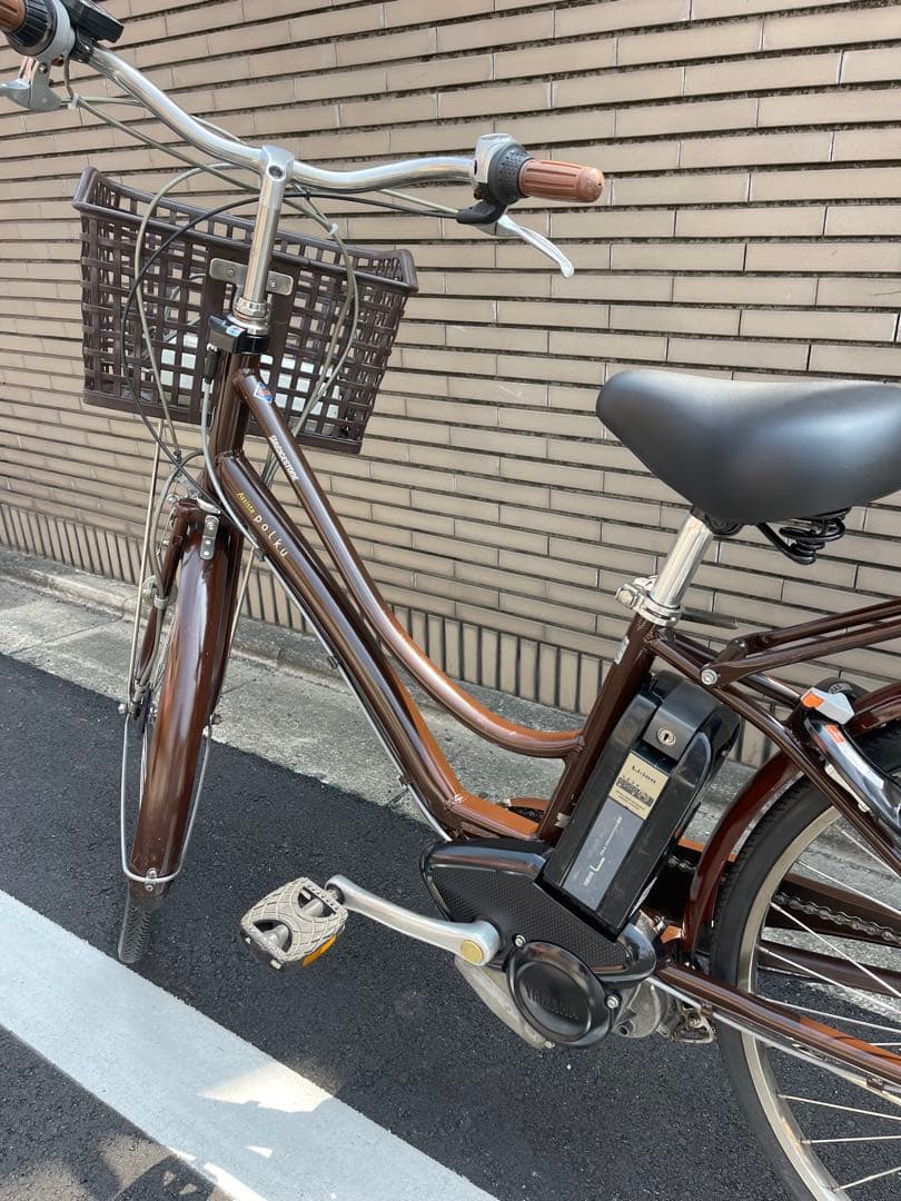 8.9ahブリヂストン電動アシスト自転車 ブラウン シティタイプ26CBNA40