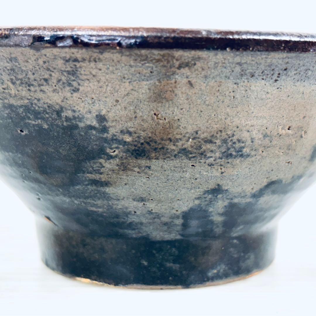 【美品】人間国宝　金城次郎　魚文　ご飯茶碗　1客　壷屋焼 やちむん