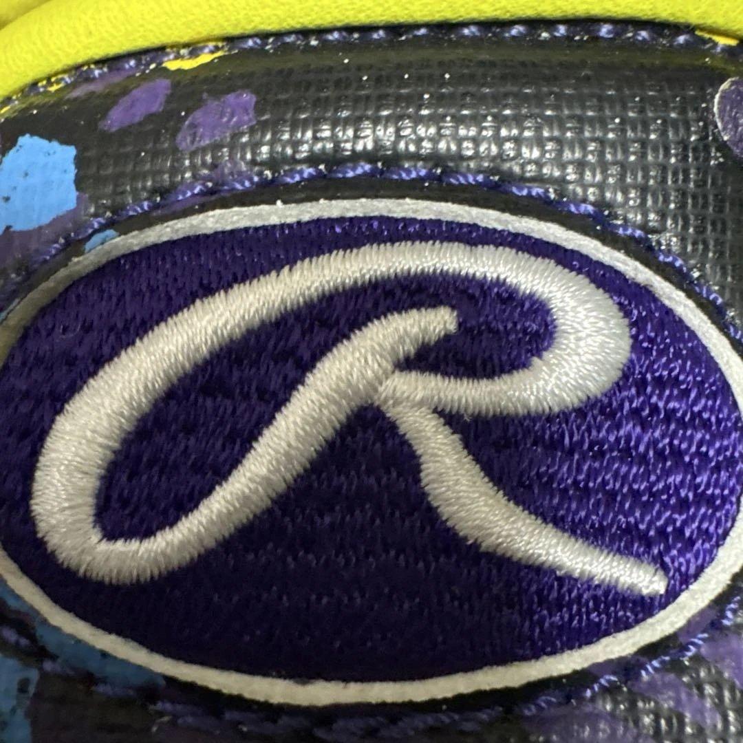 Rawlings LGE-T20 軟式グローブ グレー/黒/紫/黄