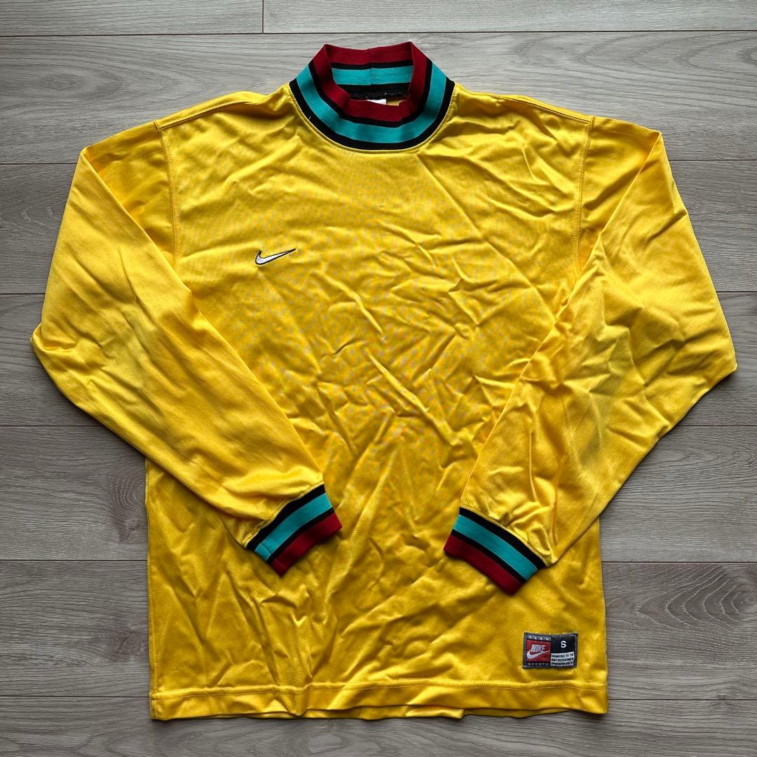 NIKE 白タグ サッカー 長袖 ユニフォーム S アメリカ製 90s 00s
