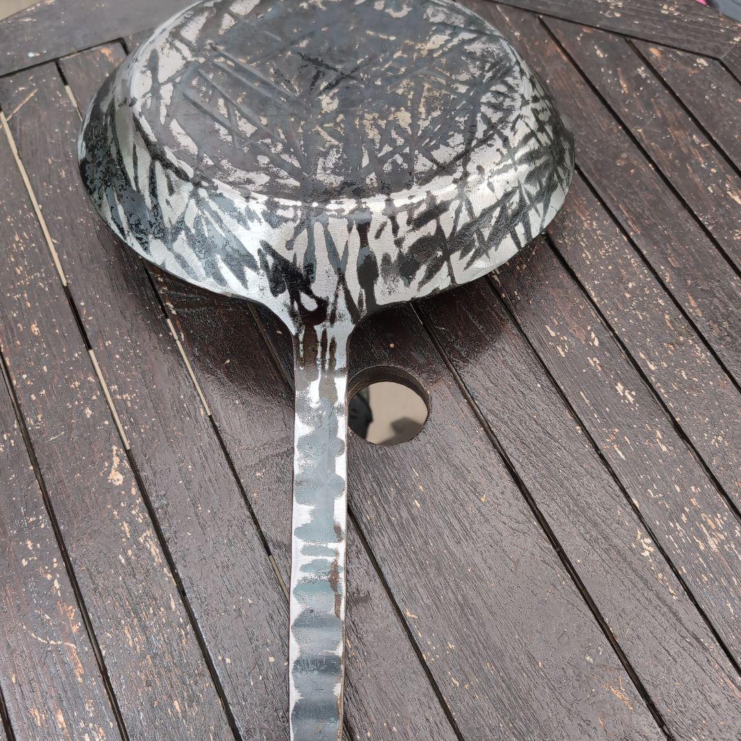 アウトドア 鉄製フライパン 28cm