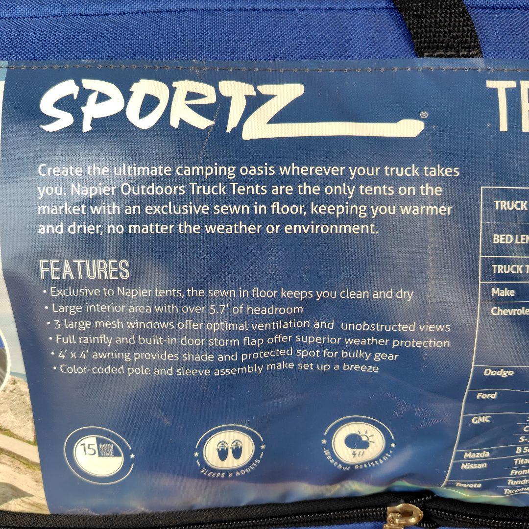 ネイピア　Napier Sportz Truck Tent 57 Series