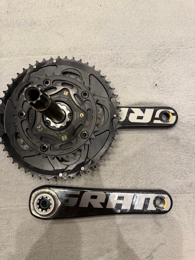 SRAM パワーメーター クランクセット ブラック
